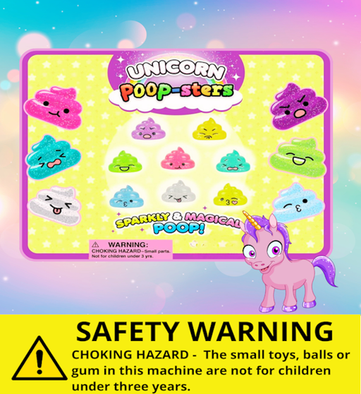 Unicorn Poop-sters - Header Card Only