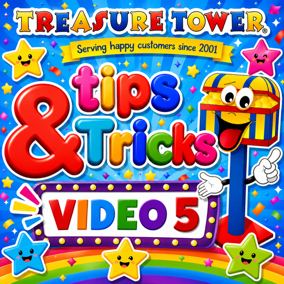 Video 5 -  Why Crossbars Must Be On Your Tower, Coin Catcher Placement. NOTE: Video Plays in "Product Description". In Quick View click on "View Details" to watch.