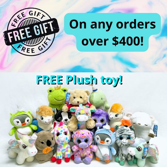 Medium Plush Reward Animals - Assortment will Vary