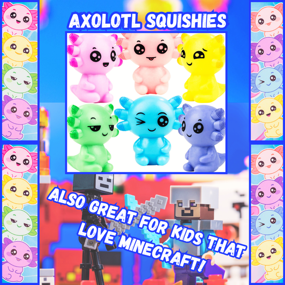Axolotl Squishies - 250/Pkg