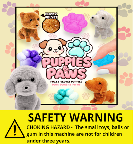 Puppies and Paws - Header Card Only Puppies and Paws - Header Card Only