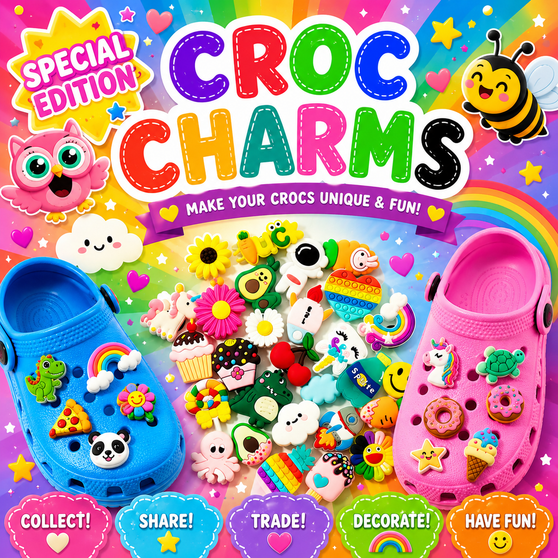 Shoe Charms Special Edition - 250/bag. Assortment will Vary
