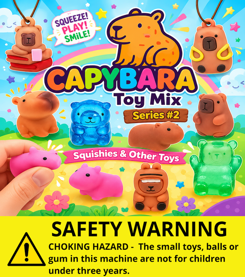 Capybara & Other Squishy Friends Series 2 -  Header Card Only