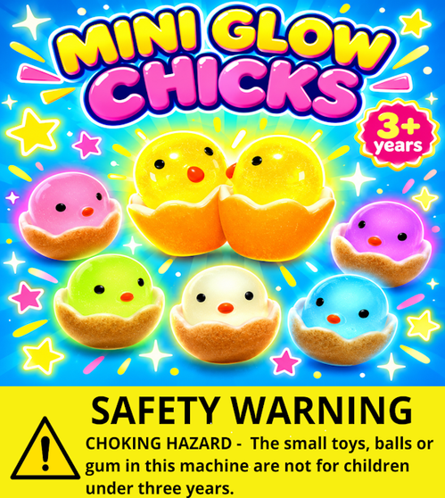 Mini Glow Chicks -  Header Card Only
