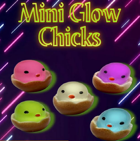 Mini Glow Chicks - 250/Pkg