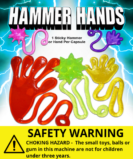 Sticky Hammers & Hands - Header Card Only