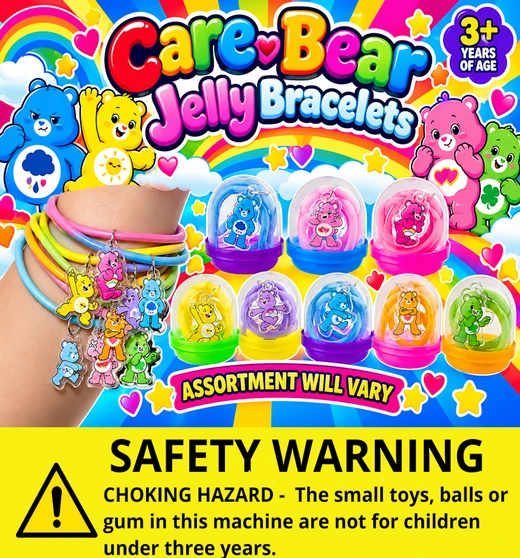 Care Bear Jelly Bracelet - Header Card Only