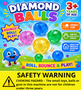 Balls - Diamond Cut Bouncy 32 mm - Header Card Only