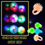 Glow in the Dark Spiky Rings - 250/Pkg