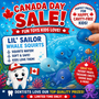 Squirts - Lil Sailor Whale - 12/Pkg - 2 1/4". This Tub Toy is for 3+ years.