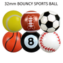 Balls - Sports Bouncy 30 mm - 200/Pkg