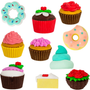 Sweet Treat Erasers - 250/Pkg