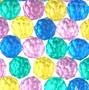 Balls - Diamond Cut Bouncy 49 mm -  12/Pkg - 3 YEARS OLD AND UP. DO NOT FIT IN YOUR TREASURE TOWER