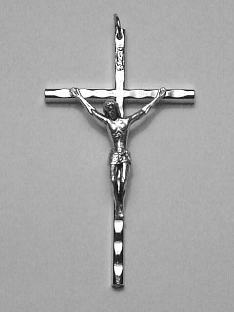 No. 718BM Base Metal Crucifix - 2-3/8