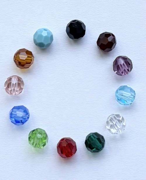 3019  6mm Czech MC Round Beads