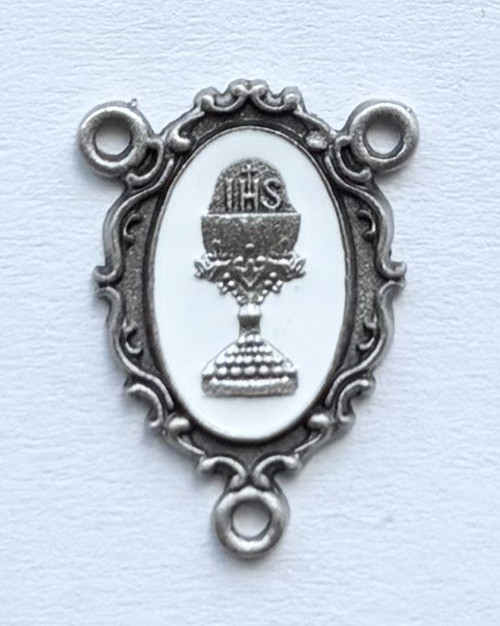 No. 8965P  Chalice Pewter Rosary Center