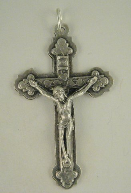 No. 725BM Base Metal Crucifix - 1-7/8".