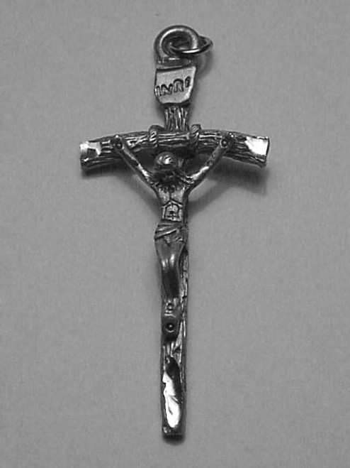 No. 751P 	Pewter Papal Crucifix Size: 2-1/4"