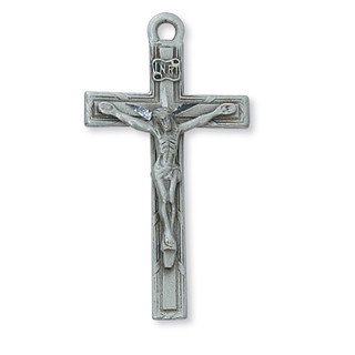 708P Pewter Crucifix size: 1 3/4"