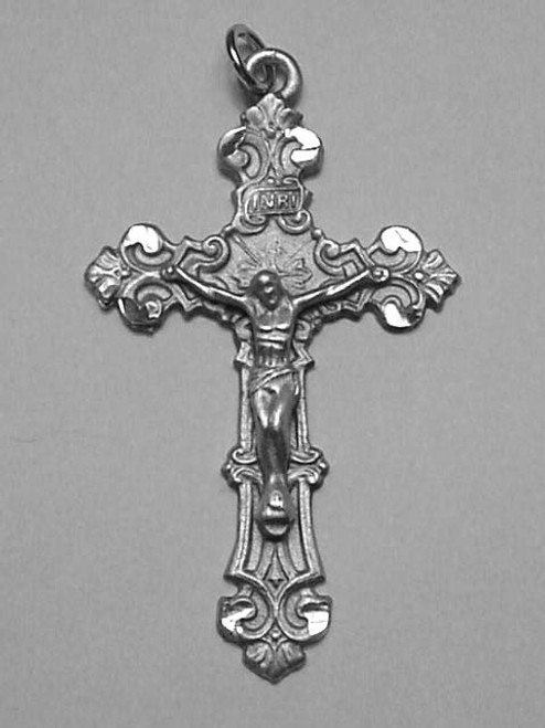 714P Pewter Crucifix size: 2"