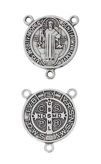 8890P Pewter St. Benedict Center 7/8"