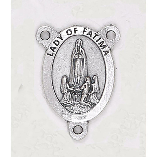 No. 833BM Lady of Fatima Base Metal Center Size: 5/8"