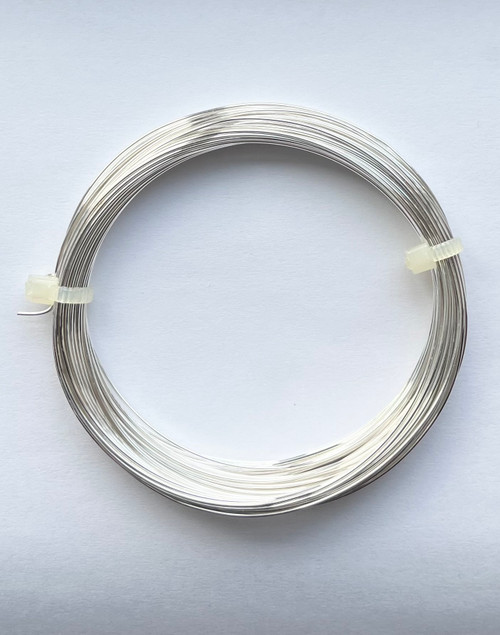 No. BWG06S    German Beading Wire Silver, 22 gauge