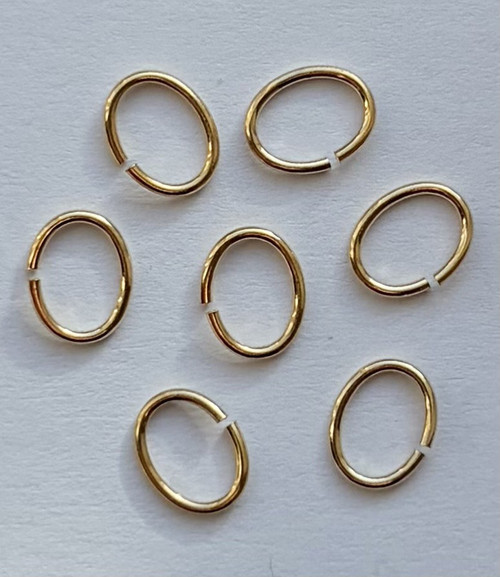 Gold Base Metal  3/16" Jump Rings - per gross (144 pcs) - for attaching crucifixes