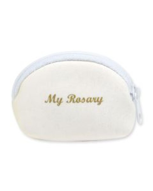 No. 904W Neoprene Rosary Case with zipper Size: 2" x 3".
