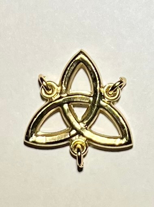 No. 58997 Trinity Irish Knot Gold Plated Center - 3/4"