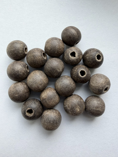 3056 8mm Greywood Wood Beads - 60 Beads