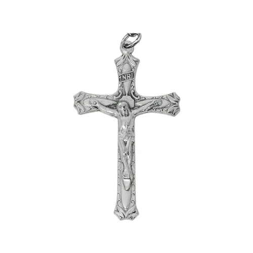 724BM Pewter Crucifix size: 1-7/8"