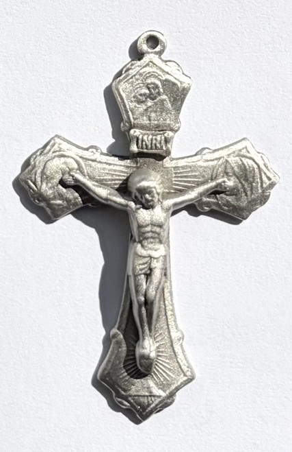 No. 7738P Pewter Crucifix - Pewter - 1 3/4"