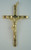 No. 5718BM Gold Finish Base Metal Crucifix Size: 2"