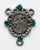 869P Pewter Shamrock  Center, size:  13/16"