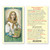 No. PC434 St. Dymphna Prayer Card Patron of Alzheimer's Disease. Prayer on reverse side.