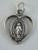 No. 53 Sterling Silver Heart Medal, 9/16'