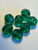 No. 164 8 mm Round Glass Fire Polished Beads - Emerald -  60 beads