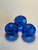 No. 164 8 mm Round Glass Fire Polished Beads - Sapphire - 60 beads