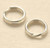 No. 35  4.5mm Sterling Silver Split Rings - 1 dozen