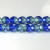 No. 119 8mm Sapphire/Emerald Two Tone Fire Polished Glass - 60 beads No. 119 8mm Sapphire/Emerald Two Tone Fire Polished Glass - 60 beads