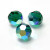 3103 8mm Czech MC AB Beads, Emerald, 60 beads