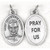Saint Josemaria Escriva Oval Medal - Patron Saint of Diabetes