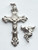 S487 Crucifix & Center Set - Sterling Silver Crucifix 712, Center 841.