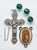 No. 532 OL of Guadalupe Rosary Kit w/ Emerald Beads