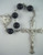 No. 4063 First Communion Sterling Rosary Kit - 742, 8893, 3015 Blue Goldstone, 5BM