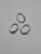 Base Metal 3/16" Silver Color Jump Rings - per gross - for attching crucifixes