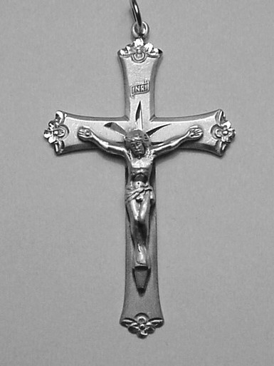 No. 742 Sterling Silver Crucifix size: 2
