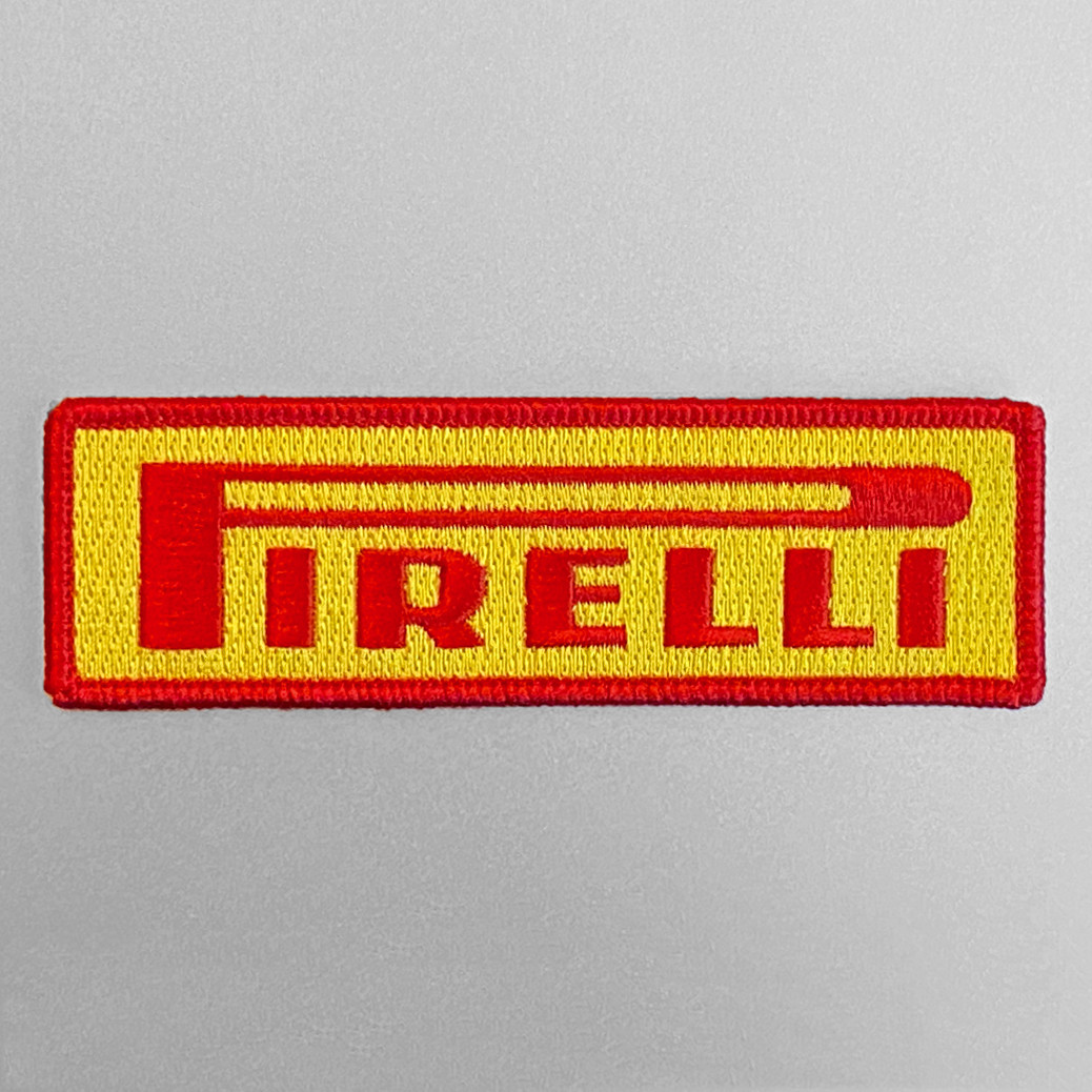 Pirelli エンブレム ワッペン ヴィンテージ直径約10cm PIRELLI Embroidered Jacket Shirt Patch 1946-1981 Version