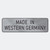 Made in Western Germany Waterslide Decal Metallic Silver or Gold Exact Reproduction
